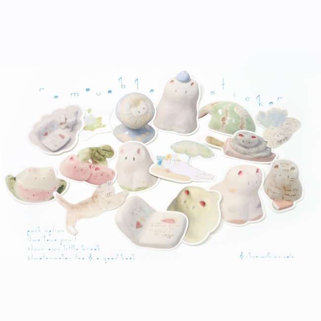 Removable Piece Sticker Set
