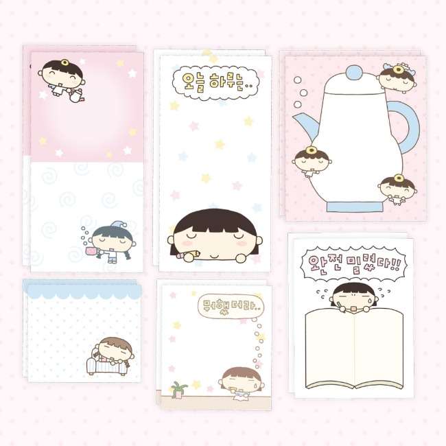 Daco and Tea Time Matte Paper Sticker Package