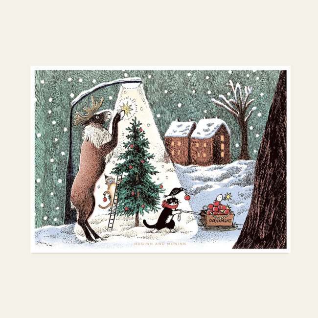 Drawing Card - Winter Village
