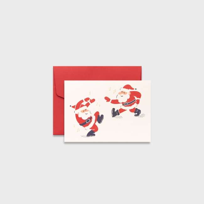 Dance with Santa Mini Card