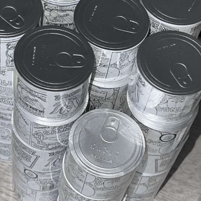 Canned Goods & Spread Memo Tape