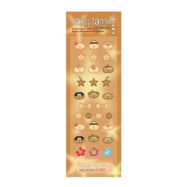 tanning sticker