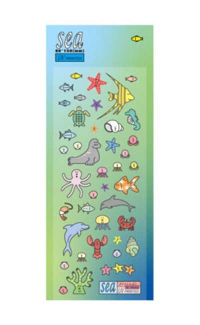 happy sea sticker