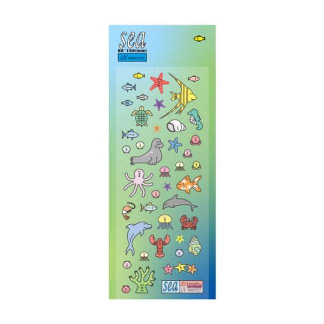 happy sea sticker
