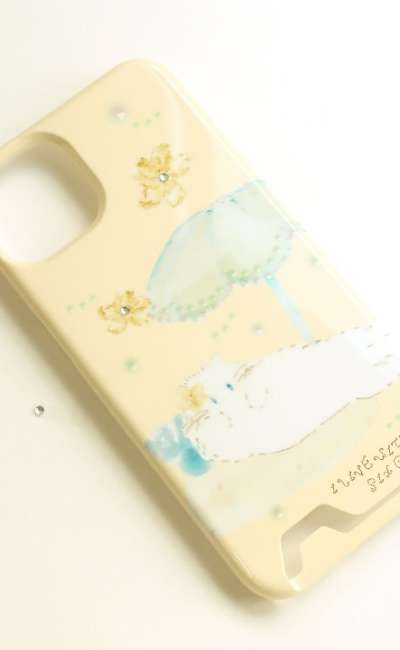 [光沢カードハードケース] オレンジプルメリア