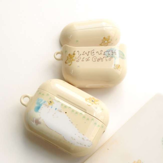 AirPods Case - Orange Plumeria