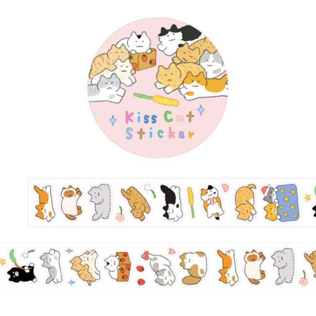 Kiss Cut_Kitty Friends