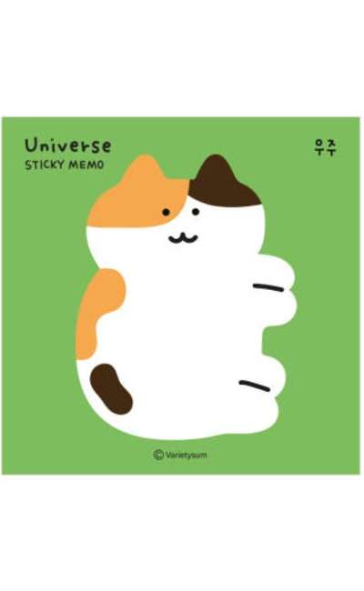 猫スティッキーメモ - 宇宙