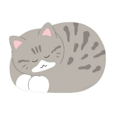 Sleeping Cat Mouse Pad - Hongsi