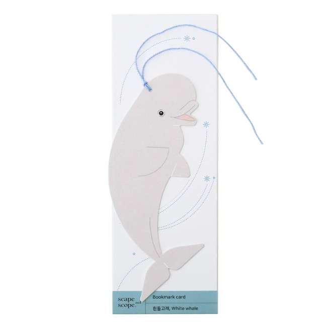 Bookmark Card / Beluga Whale