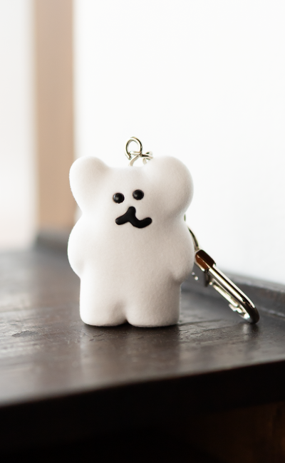 BOBO フロッキング キーチェーン
