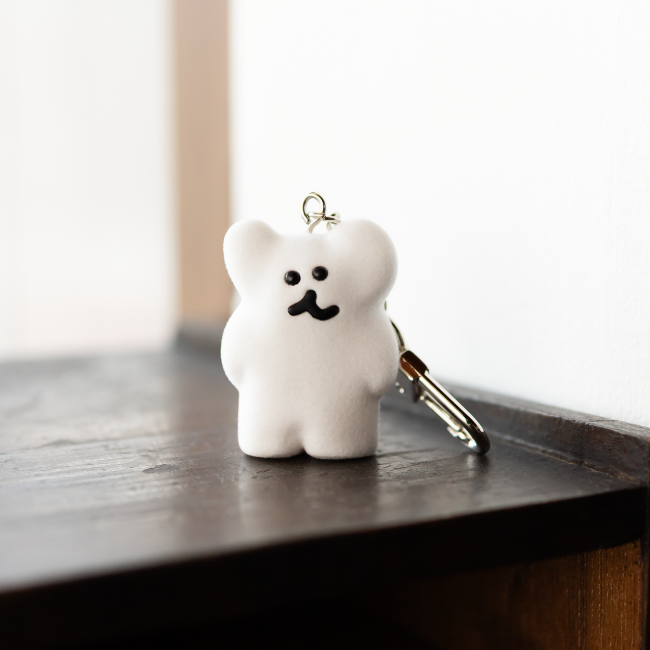 BOBO FLOCKING KEYCHAIN