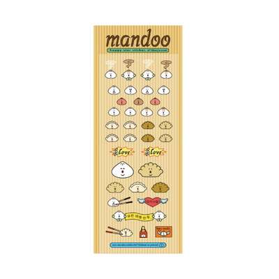 happy mandoo ステッカー