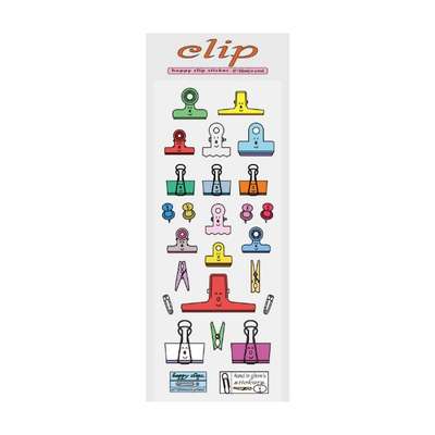 happy clip sticker