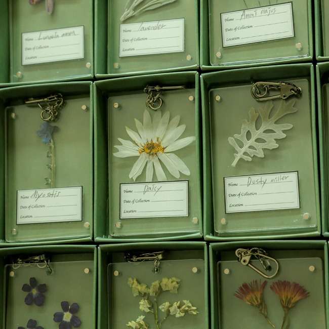 Pressed Flower Frame Keyring