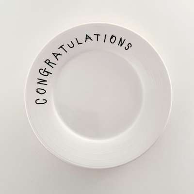 【お皿】CONGRATULATIONS