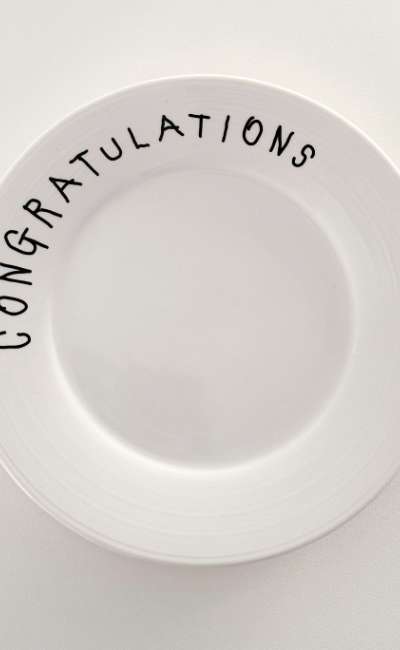 【お皿】CONGRATULATIONS