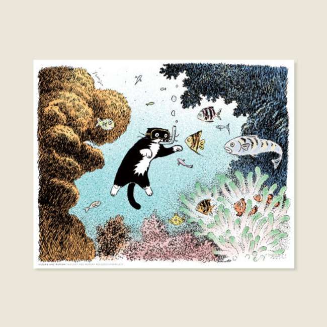 Art Poster 370x295mm - Under the Sea