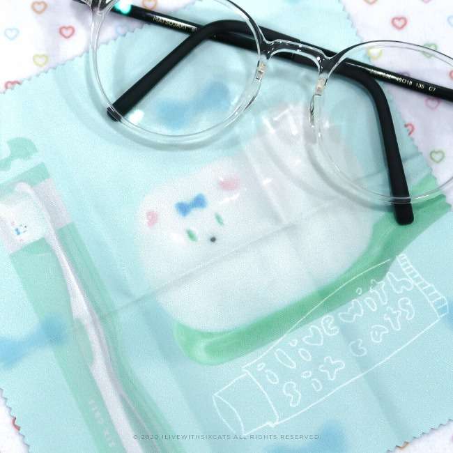 [Glasses Cloth] Puppy Toothbrush