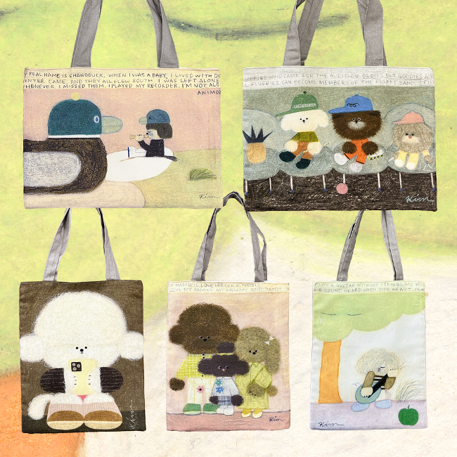 Fluffy Band Concert Eco Bag 5-Piece Set