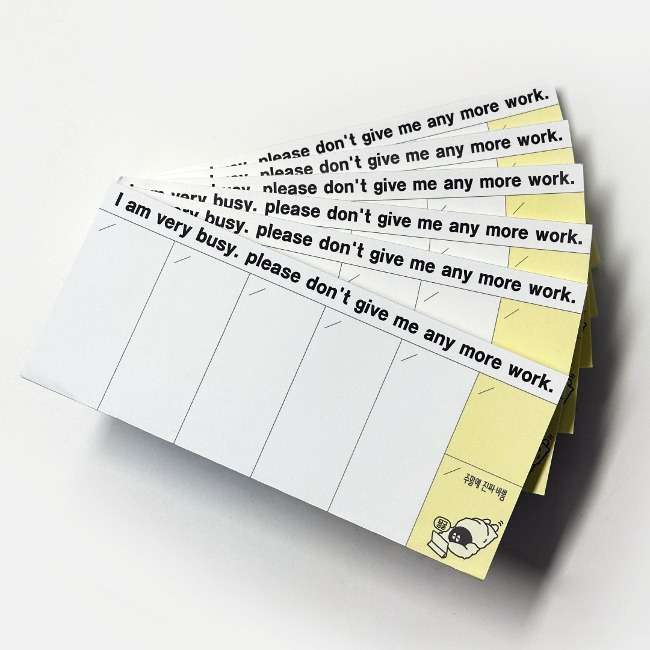 Moolreungi X Ssosso Scheduler Memo Pad