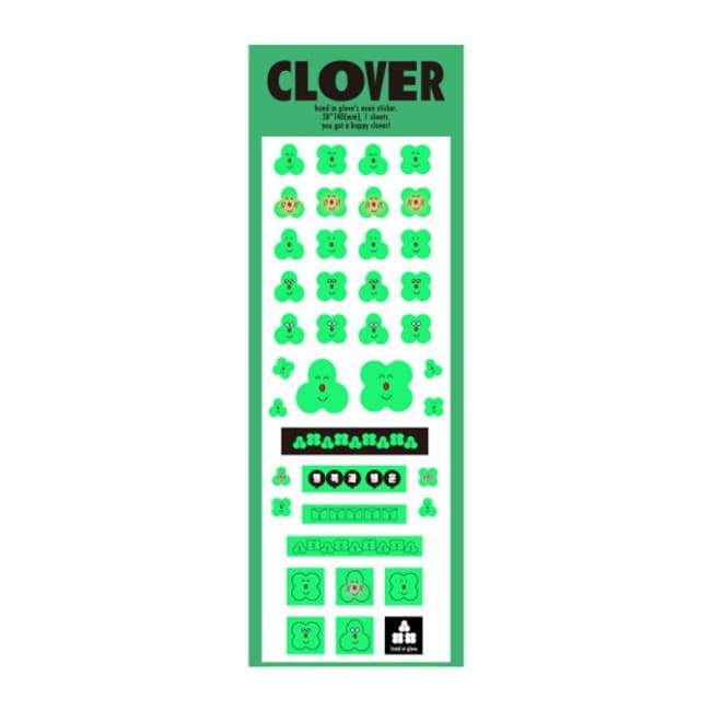 Neon Clover Sticker