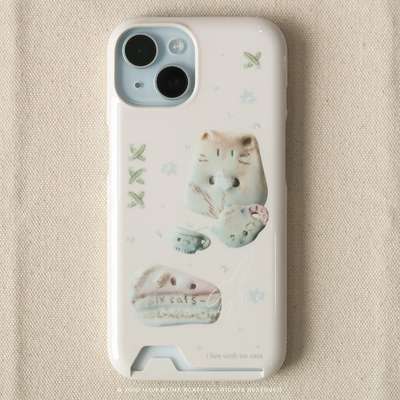 ✧光沢カードハード✧ 猫のナイトティ