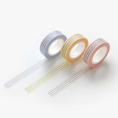 soft line マスキングテープ 3種