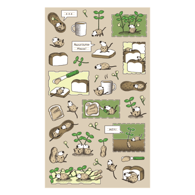 Peanut Mouse Sticker
