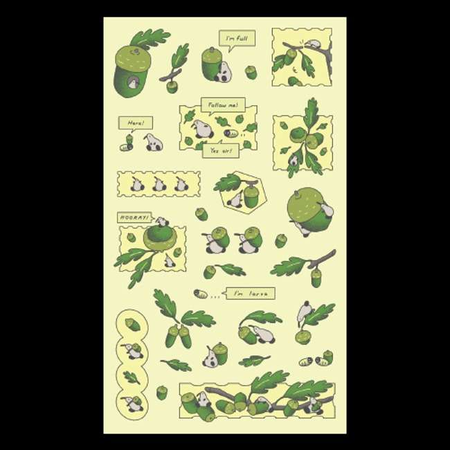 Acorn Weevil Sticker