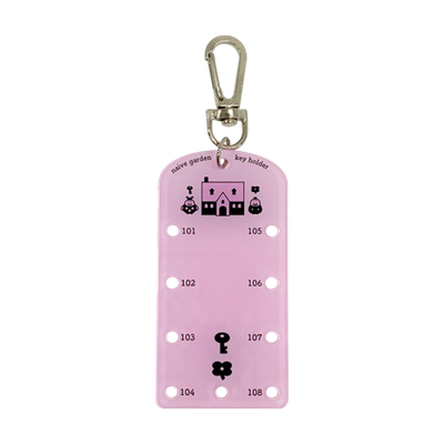 ホテル キーホルダー ピンク