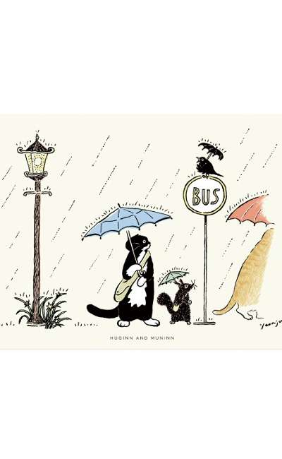 ドローイングカード-bus stop
