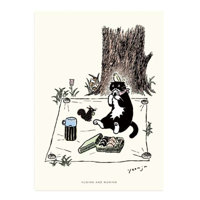 Drawing Card - Picnic