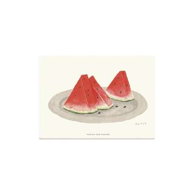 ドローイングカード-watermelon