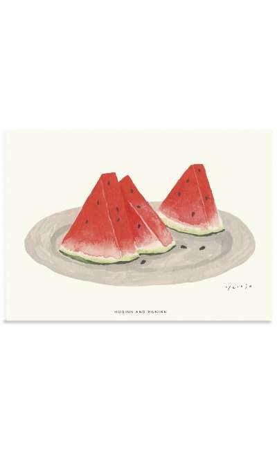 ドローイングカード-watermelon
