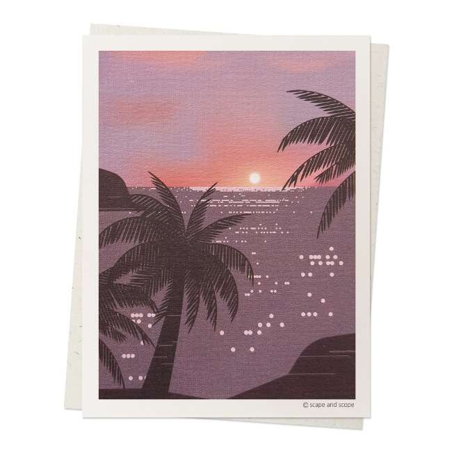 Mini Card / 131 / Palm Tree