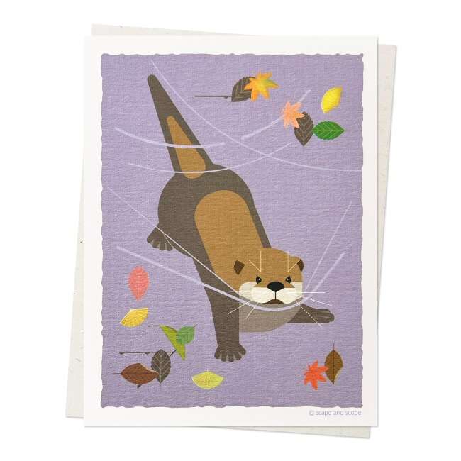 Mini Card / 127 / Fallen Leaves