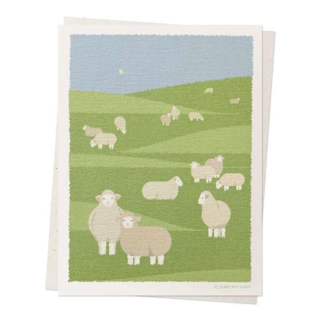 Mini Card / 129 / Sheep