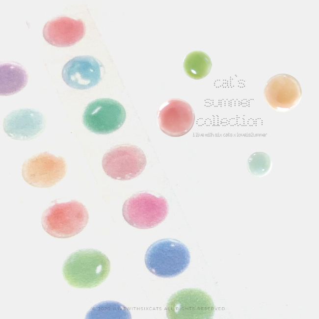 [Masking Tape] Cat's Summer Collection