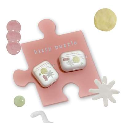 【AirPods 1/2】猫パズル集合：kitty puzzle