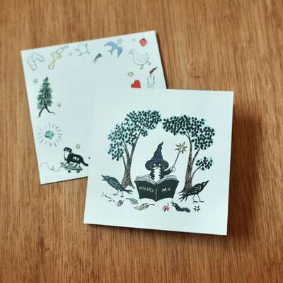 Mo pop card_Magic Book