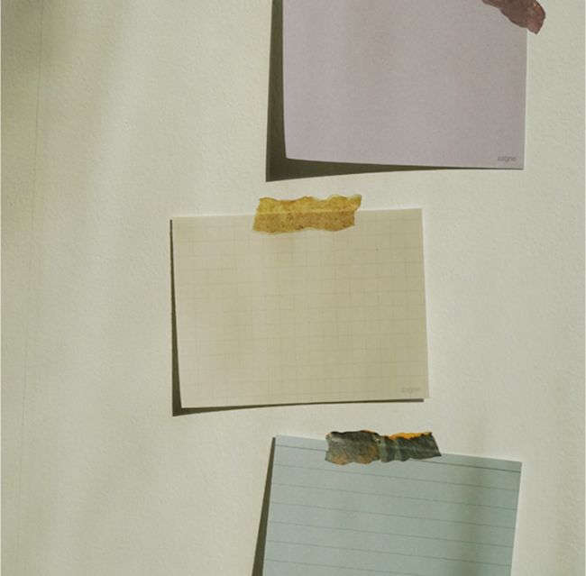 Vegetable Tteok Memo Notes