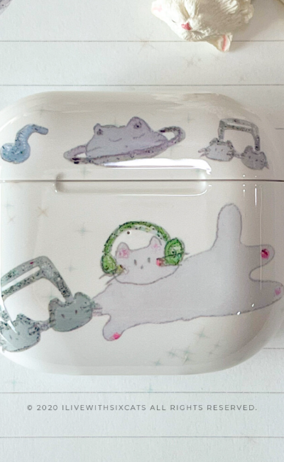 猫の夢の国 AirPodsケース