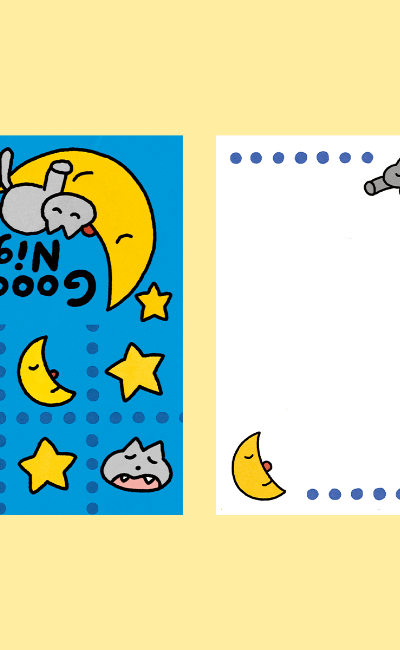 good night ポストカード