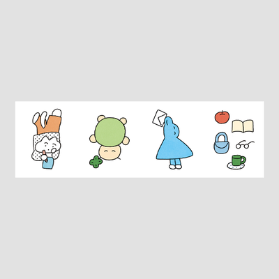 切手ステッカー