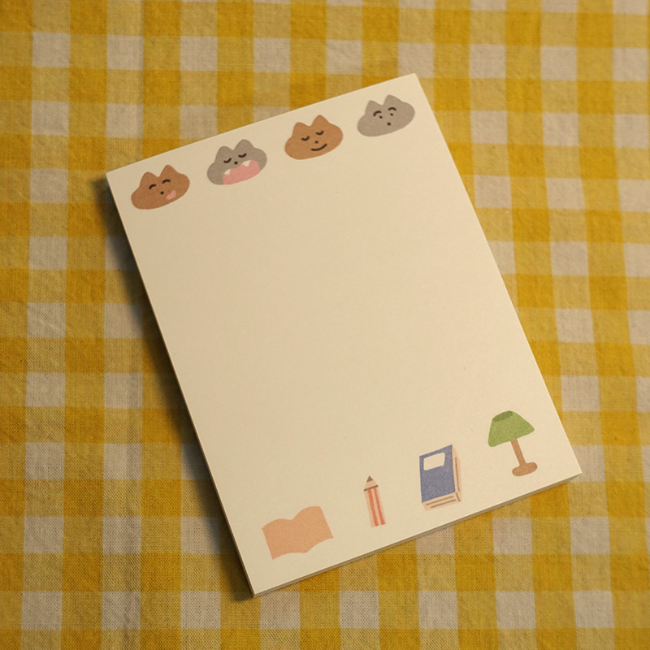 Cat's Things Memo Pad