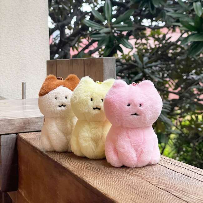 Neko, Nae-kko Cat Plush Keyring 3-Pack
