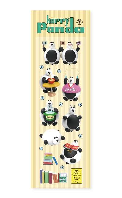 Happy panda sticker