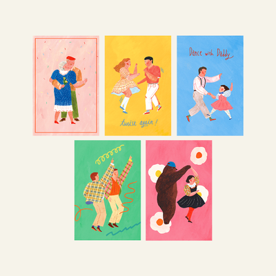 Dance Series Postcard Twist