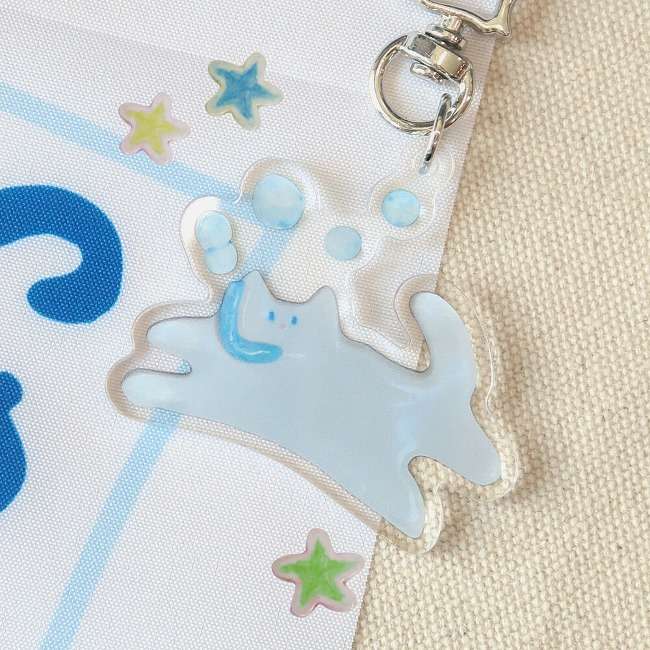 Swimming Mandon Keyring